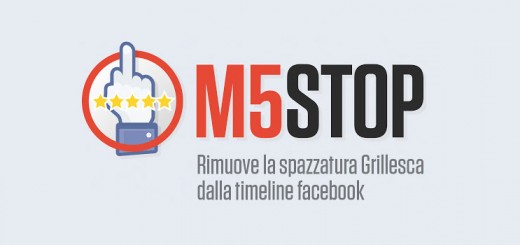 M5STOP per Chrome e addio al M5S su Facebook
