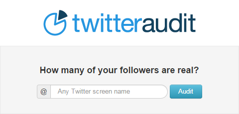 TwitterAudit - Campo di testo TwitterAudit - Campo di testo