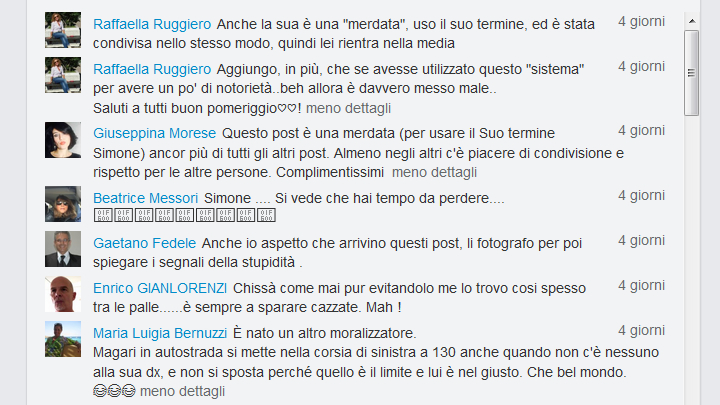 LinkedIn - Commenti