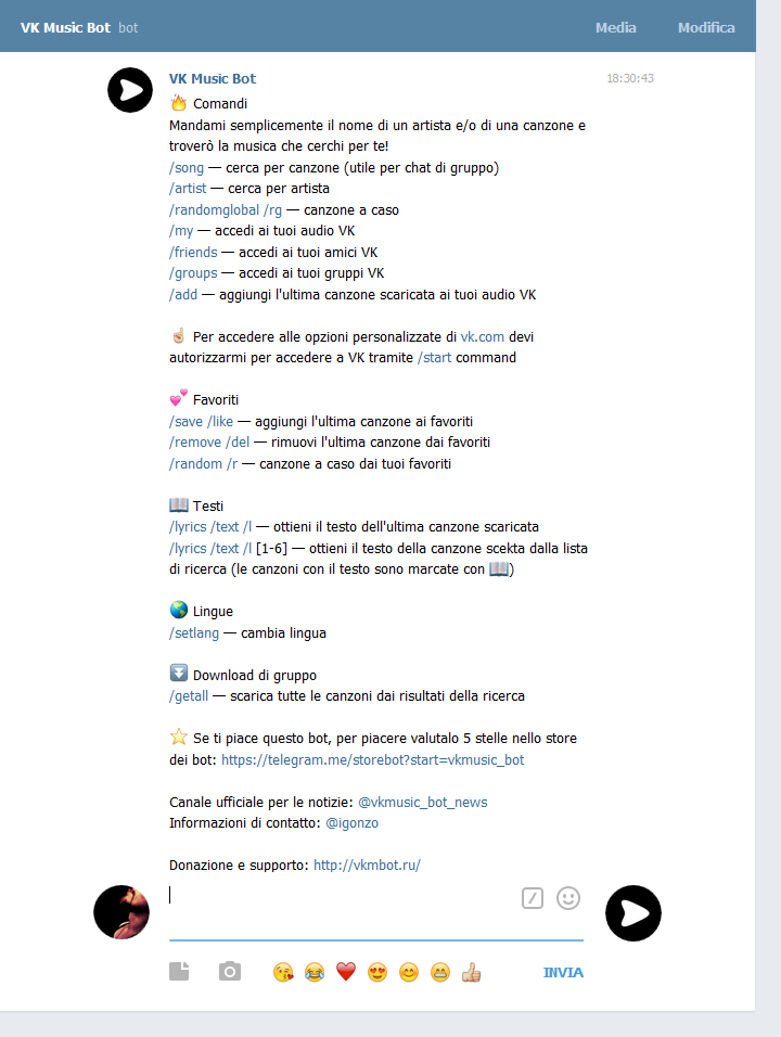 come si scarica la musica su telegram