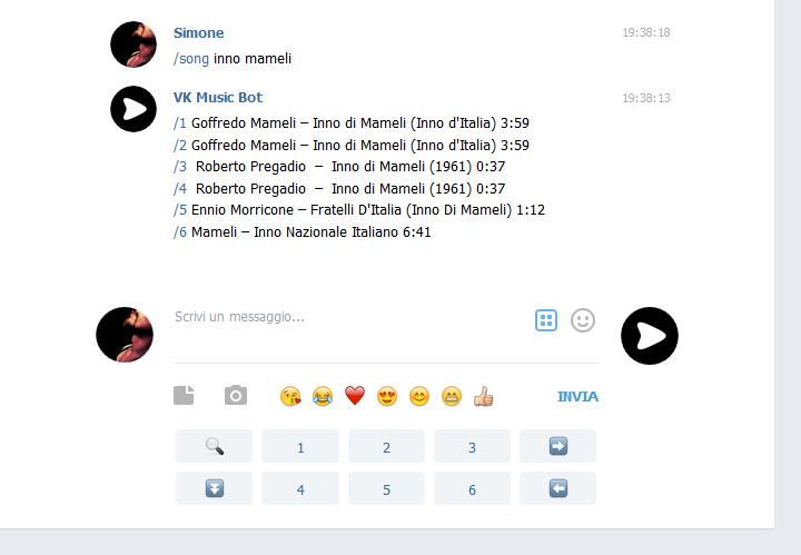 scaricare musica su telegram