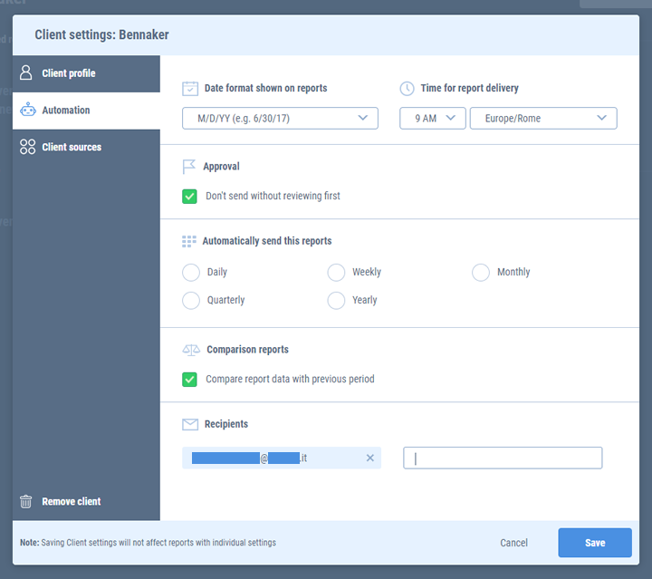 Whatagraph - Scheduling