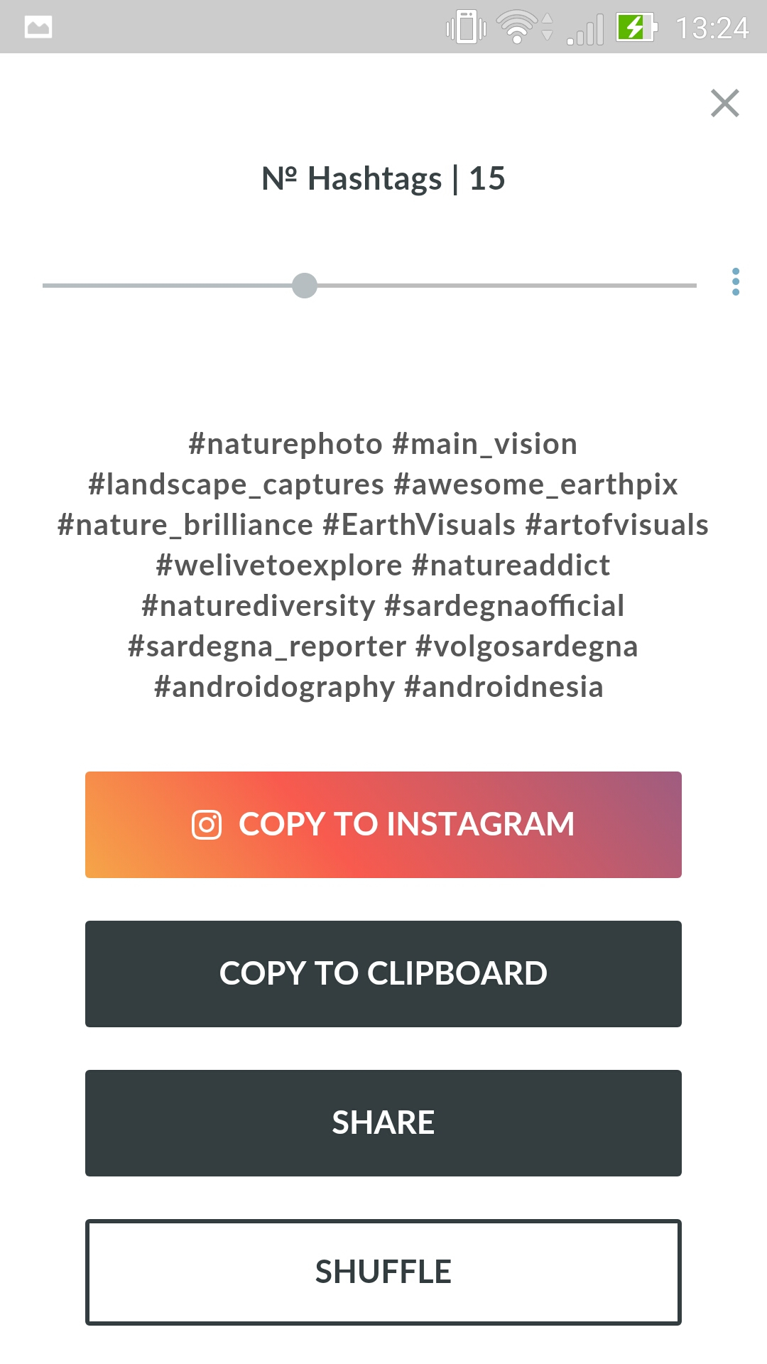 Focalmark - Hashtags