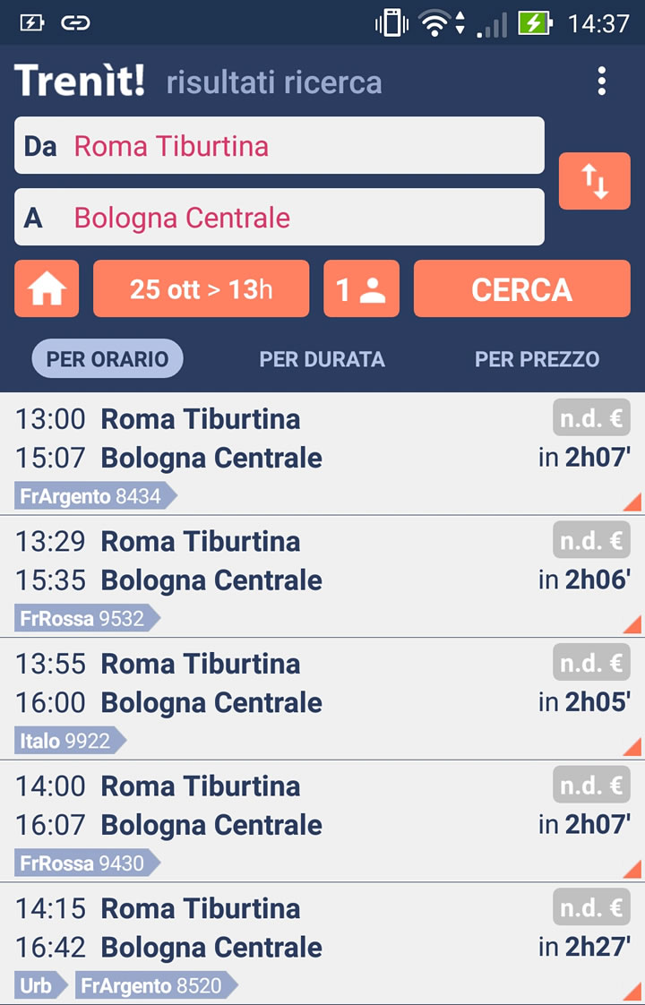Trenìt - Risultati di ricerca