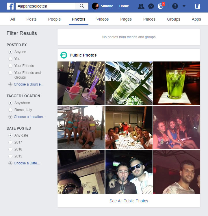 Facebook - Risultati di ricerca