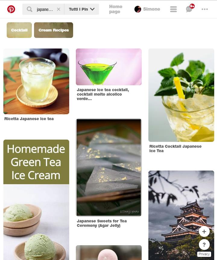 Pinterest - Risultati di ricerca