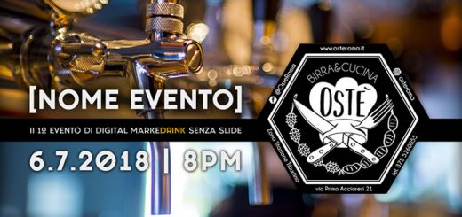 Da una birra in 3 a una cena in 30 - come è nato il [NOME EVENTO]