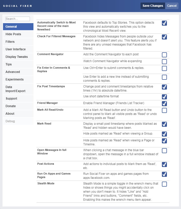 Social Fixer - General